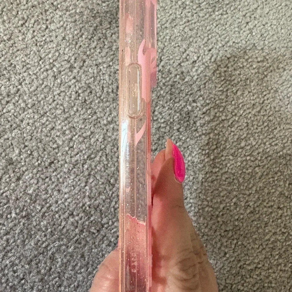 Velvet Caviar Pink Ghost Clear Phone Case